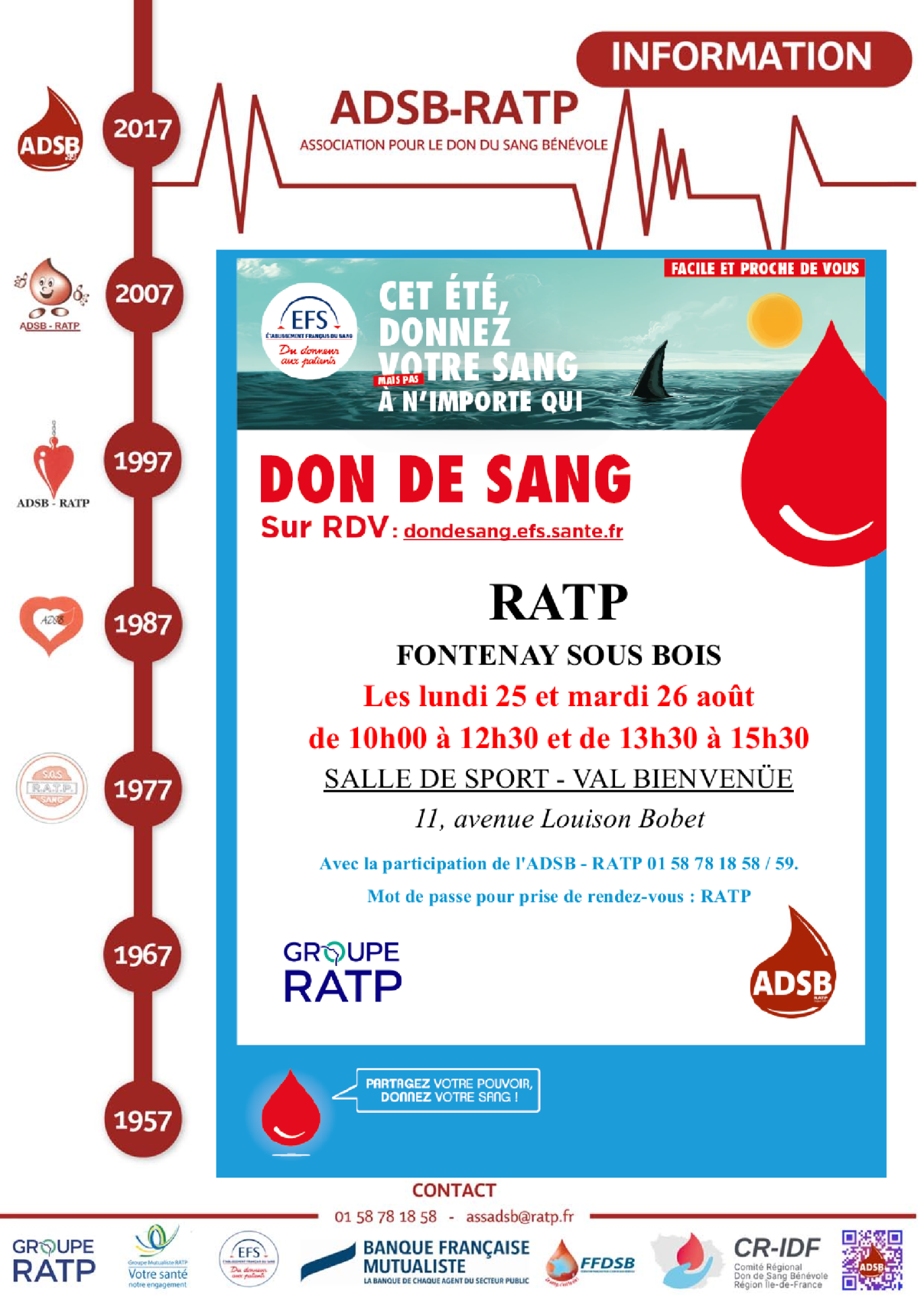 Affiche collecte adsb ratp